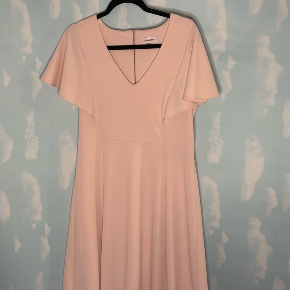 Calvin Klein blush Pink Dress